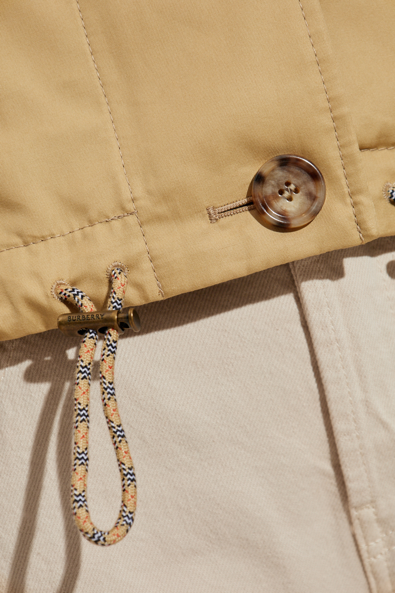 【関税＆送料込み】Burberry Short Jacket With Studs Burberry Short Check Quilted Jacket | Neiman Marcus